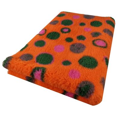 Vet Bed Hundedecke Hundebett Schlafplatz 150 x 100 cm orange grün fuchsia