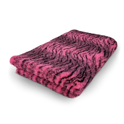 Vet Bed Hundedecke Hundebett Schlafplatz 150 x 100 cm Tigerprint lila
