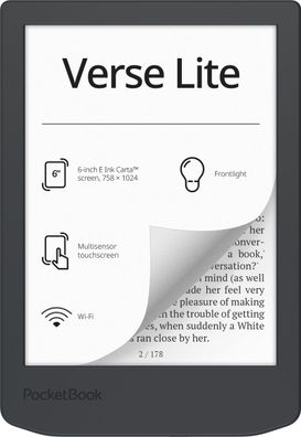PocketBook Verse Lite - Midnight Grey DACH-Version