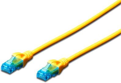 Digitus CAT 5e U-UTP Patchk. Cu, PVC AWG 26/7, 1 m, GE