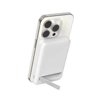 Belkin Pro Magnetische Powerbank mit Qi2, 15 W, 5K, weiss