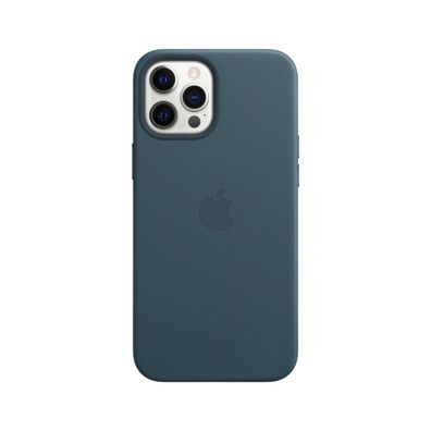 Apple Leder Case iPhone 12 Pro Max mit MagSafe (baltischblau)