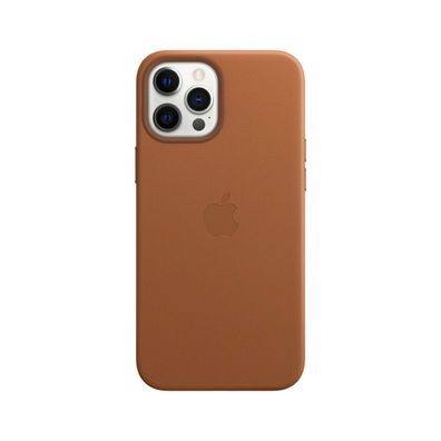 Apple Leder Case iPhone 12 Pro Max mit MagSafe (sattelbraun)