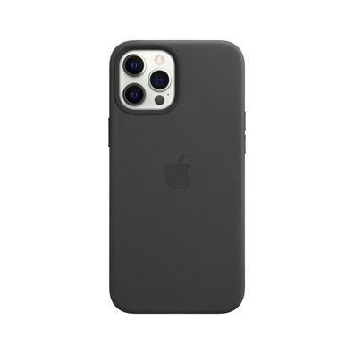 Apple Leder Case iPhone 12 Pro Max mit MagSafe (schwarz)