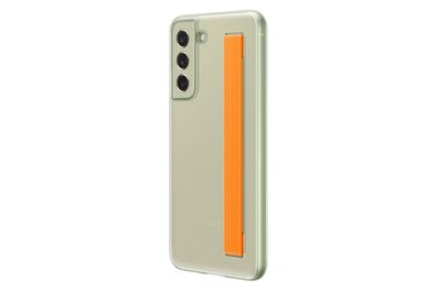 Samsung Slim Strap Cover für Galaxy S21 FE, Olive Green