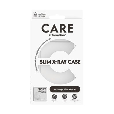 CARE Fashionable Case X-Ray Soft Google Pixel 9 Pro XL -clear