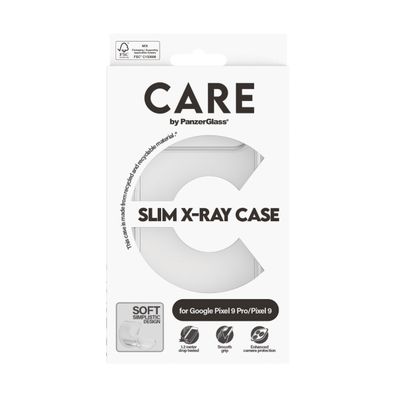 CARE Fashionable Case X-Ray Soft Google Pixel 9 Pro/ 9 -clear