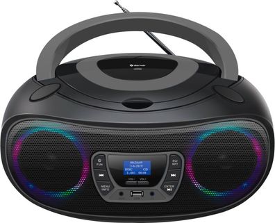 Denver DAB+ Boombox Mit DAB+/FM-Radio, Bluetooth-Funktion, rey
