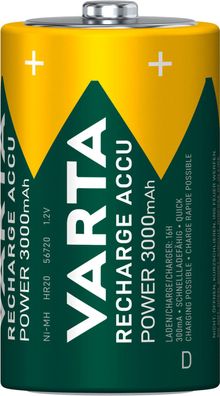 VARTA Recharge ACCU Power D 3000mAh Blister 2