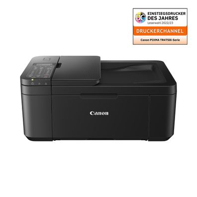 Canon PIXMA TR4750i WLAN-Farb-Multifunktionssystem Fotodrucker, Schwarz