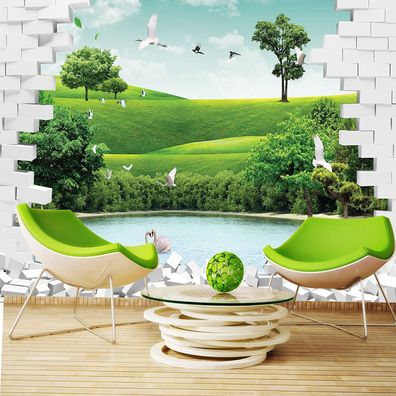 Vlies Fototapete Wandtapete Wandbilder Moderne 3D Dekoration Natur 1061
