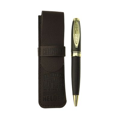 Bamboo Persönlicher Kuli Kugelschreiber Stift mit Namen o. Spruch Personalisiertes E