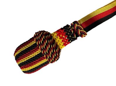 Portepee mit Tresse Deutschland ovale Quaste (große Ausführung)