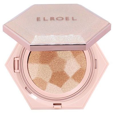 Elroel Kompaktkissen-Foundation 21 Light Beige, 12,5g - Korrektives Make-Up mit
