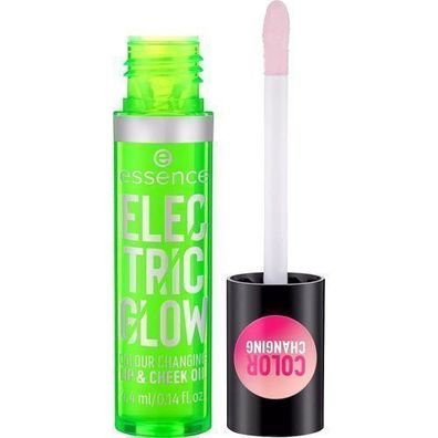 Essence Elektrischer Glanz Farbwechselndes Lippen- und Wangenoel, 4.4 ml