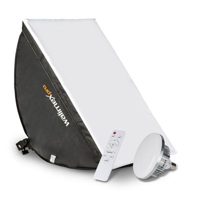 Walimex pro Video-Beleuchtung 60W LED Softbox Dauerlicht Fotostudio Videolicht