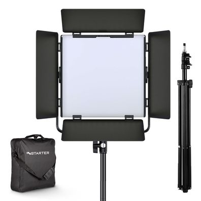 Instarter LED Videoleuchte 60W RGB Videolicht Studioleuchte Beleuchtung Stativ