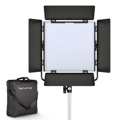 Instarter LED Videoleuchte 60W Videolicht 360° drehbar Studioleuchte Licht App