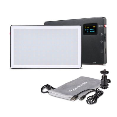 Instarter Spectar LED Videoleuchte Kamera Beleuchtung Bi-Color 9W Videolicht