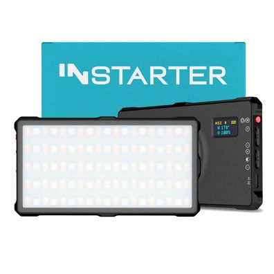 Instarter Spectar LED Videoleuchte Kamera Beleuchtung Bi-Color 10W Videolicht