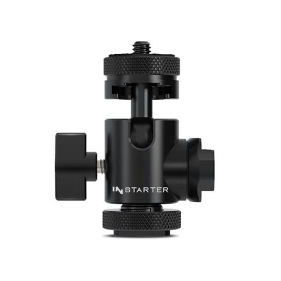 Instarter FlexMount Head Plus Kugelkopf 3-in-1 2x Blitzschuh Stativkopf Kamera