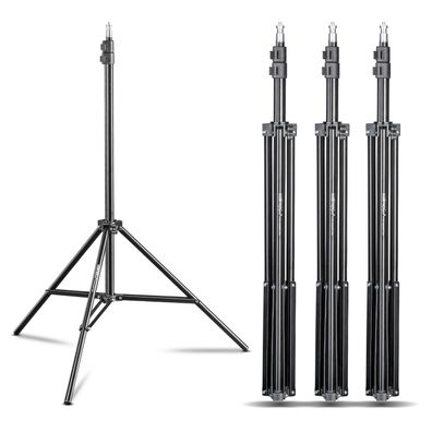 Walimex pro WT-803 Lampenstativ 208cm 4er Set Lichtstativ Fotostudio Blitzstativ