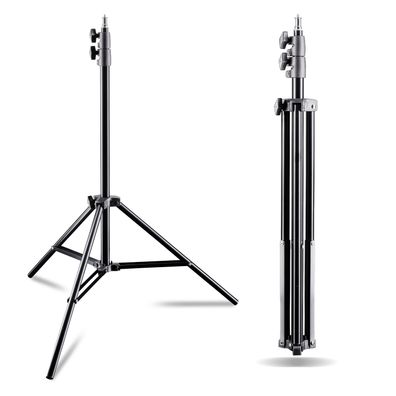 Walimex pro AIR 200 Lampenstativ 2er Set 200cm Lichtstativ Blitzstativ Dreibein