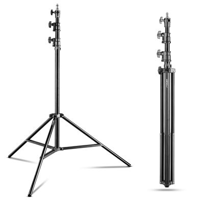 Walimex pro AIR 290 Deluxe Lampenst. 290cm 2er-Set Lichtstativ Blitzstativ Foto