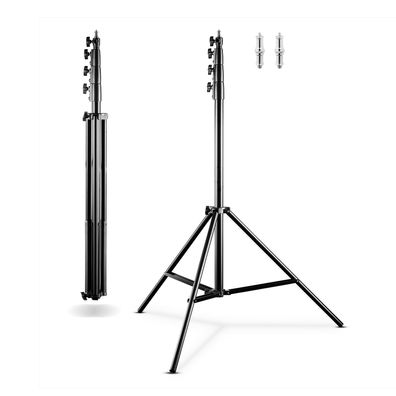 Walimex pro AIR 380 Deluxe Lampenstativ 380cm 2er-Set Lichtstativ Blitzstativ