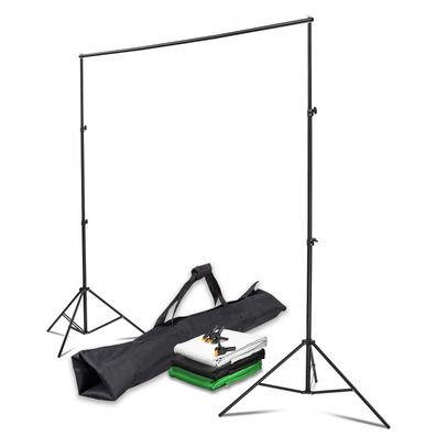 Instarter Hintergrundsystem 155-305cm Fotohintergrund Fotostudio Green Screen