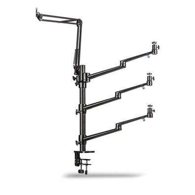 Walimex pro Multi Streaming Arm Tischstativ Kamerastativ Klemmstativ Vlogging