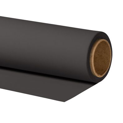 Walimex pro Hintergrundkarton 2,72x10m Carbon Grau Leinwand Backdrop Foto Studio