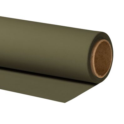 Walimex pro Hintergrundkarton 2,72x10m Deep Olive Leinwand Backdrop Foto Studio