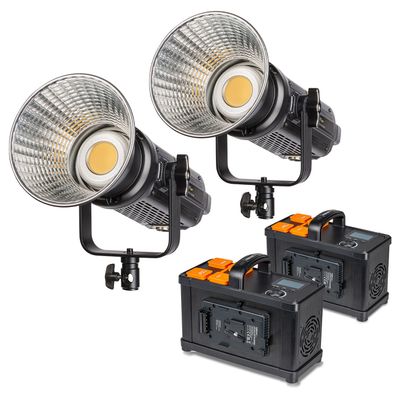 Walimex pro 2x LED Niova Plus Daylight 350W Studioleuchte Videolicht Fotolicht