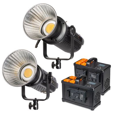 Walimex pro LED Niova Plus Daylight Set 350W 500W Studioleuchte Videolicht