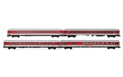 Arnold HN4360 DB AG, 4-tlg. Set Reisezugwagen InterCit Spur N
