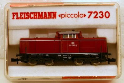 Gebrauchtes 7230 Fleischmann Diesellok BR 212 DB Spur N gebraucht 1:160
