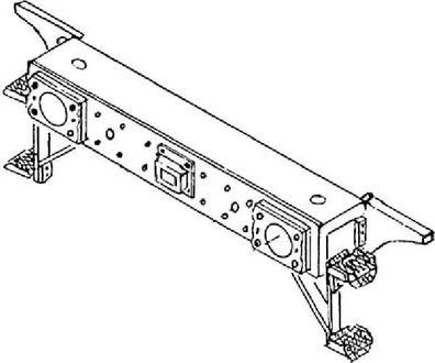 Weinert 8508 Einheitspufferbohle m. Tritten Spur H0