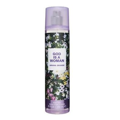 Ariana Grande God Is A Woman Koerper Spray, 236 ml - Erfrischender Duft fuer den g
