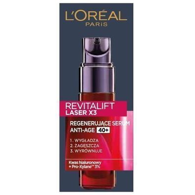 L'Oreal Paris Revitalift Laser X3 Anti-Aging Serum, 30 ml - Intensiv Regeneriere