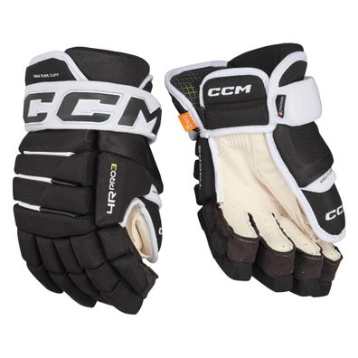 Handschuhe CCM TACKS 4 ROLL PRO 3 Senior - Farbe: schwarz/weiss Größe: