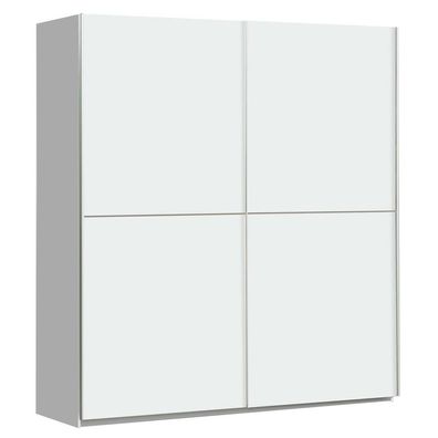 Schwebetürenschrank Wibold 2 weiß 170x191x61 cm Kleiderschrank Schrank