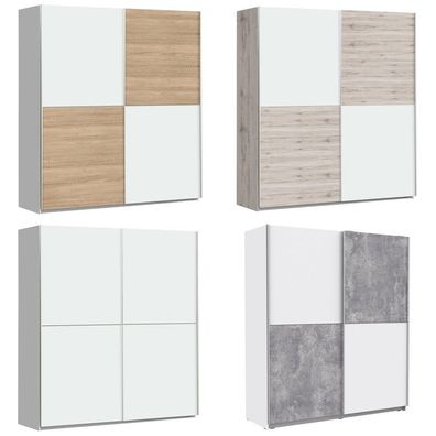 Schwebetürenschrank Wibold Varianten 170x191x61 cm Kleiderschrank
