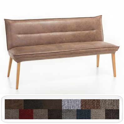 Polsterbank Gerit 2 Rücken mit Naht Esszimmerbank 160cm 180cm 200cm