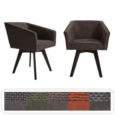 Sessel Tonia 1 Polstersessel Drehgestell Esszimmer Massivholzsessel
