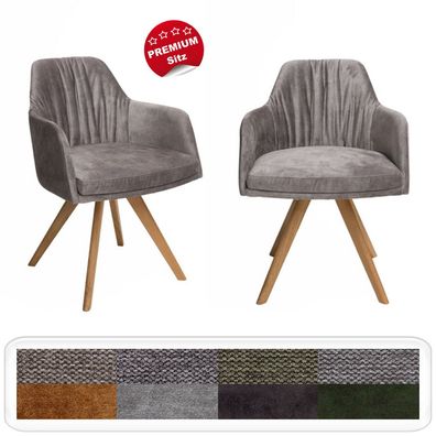 Sessel Malou 12 Drehgestell Premiumsitz Polstersessel Massivholz