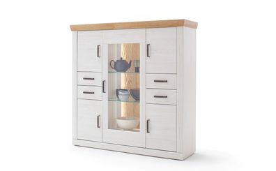 Highboard Marlis 2 Pinie Aurelio Nb 142x142x40 cm Kommode Wohnzimmer