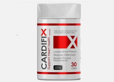 Cardifix Kapseln | Mit Vitaminen, Mineralstoffen und Pflanzenextrakten | Orginal