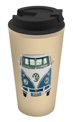 Coffee to go Becher VW Classic blau 400ml, 15724