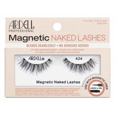 Magnetische Wimpern Schwarz, 4er Set